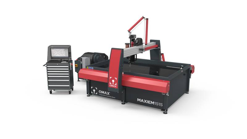 Découpe jet d'eau OMAX MAXIEM 1515 d'occasion