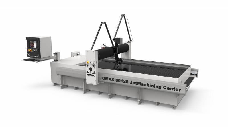 OMAX 60120 précision du jet de coupe