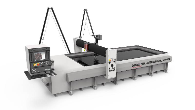 Expérience sur machine de découpe jet d'eau OMAX 80X