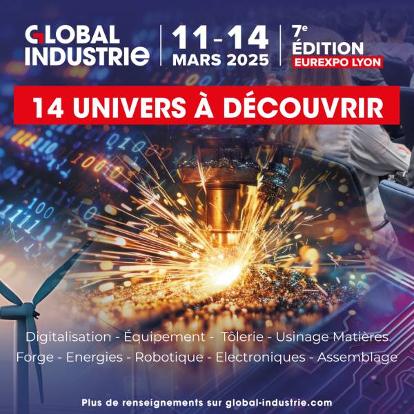 OMAX France participe au salon GLOBAL INDUSTRIE 2025 à Lyon