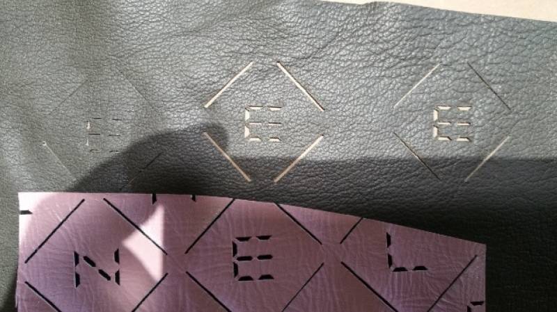 Coupe de cuir sur jet d'eau OMAX 60120