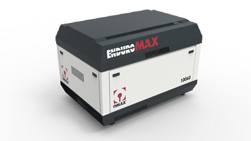 Entretien facile sur pompe OMAX machine de découpe jet d'eau