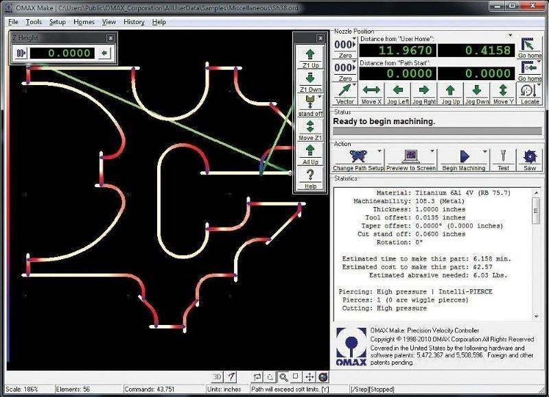 Logiciels de programmation CFAO pour le pilotage de machines de découpe par jet d'eau à Toulouse