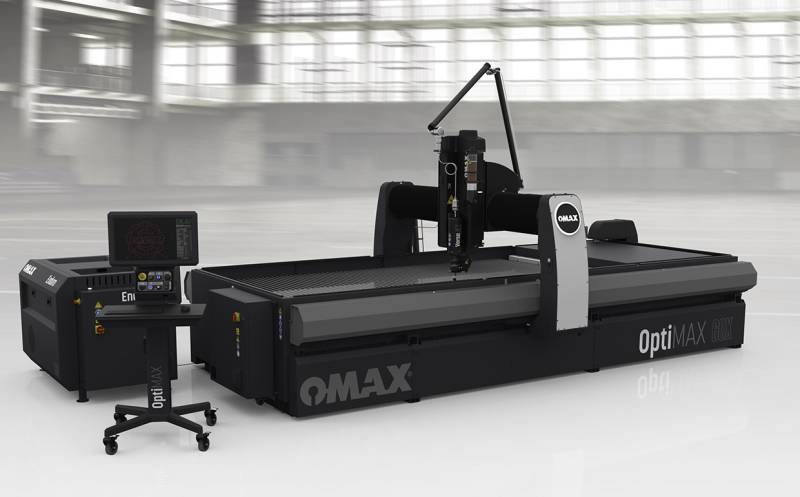 Table de découpe jet d'eau OMAX OptiMAX 60X